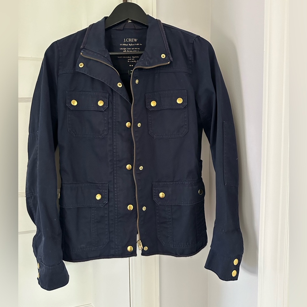 JCrew Navy Utility Jacket